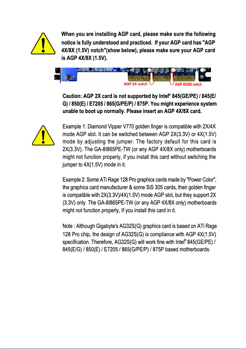 Page n°1 - Manuel utilisateur Gigabyte GA-8I865PE-TW