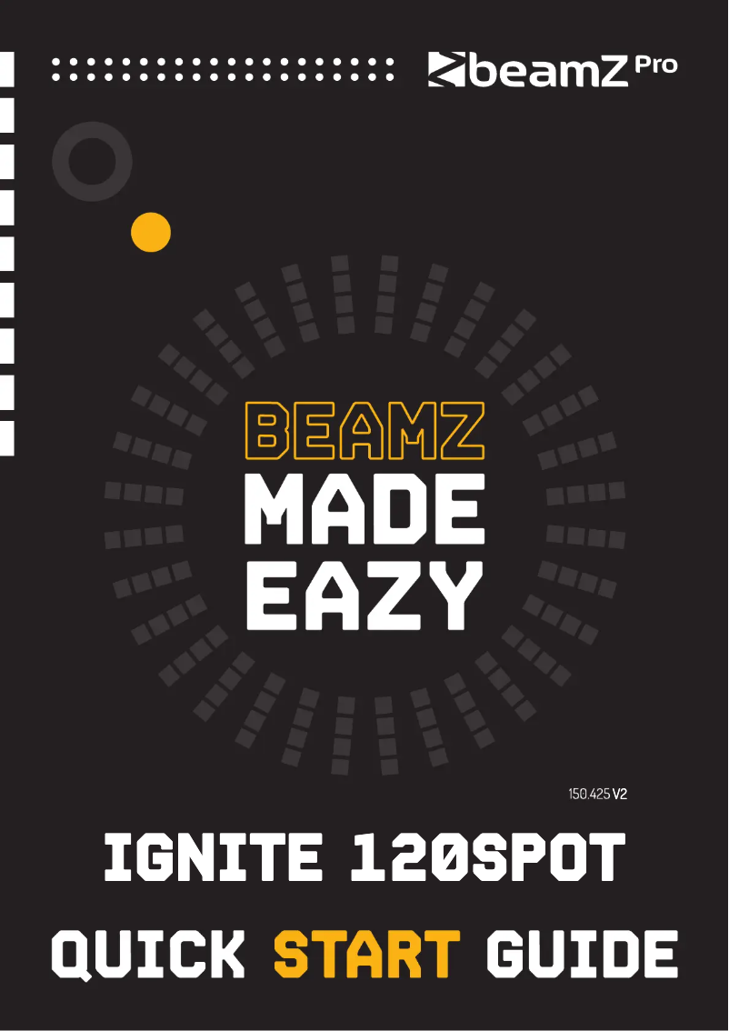 Page n°1 - Guide de démarrage rapide BeamZ IGNITE 120
