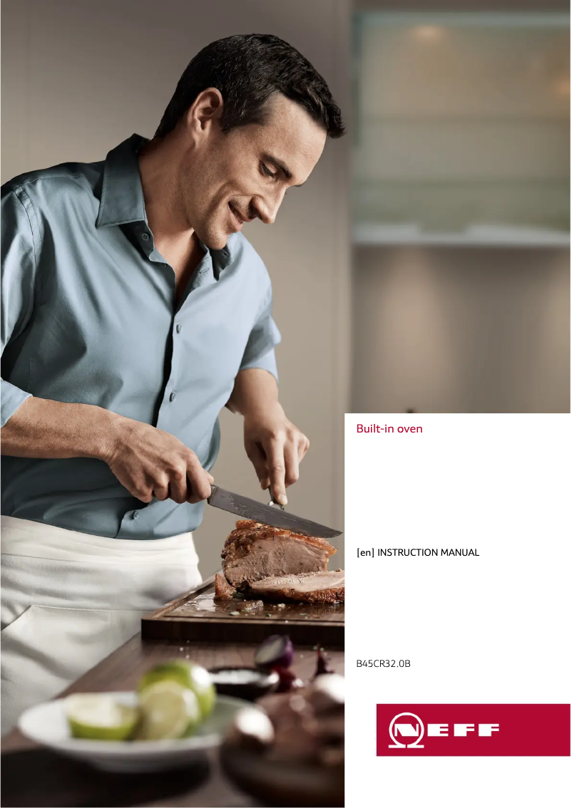 Image de la première page du manuel de l'appareil B45CR32N0B