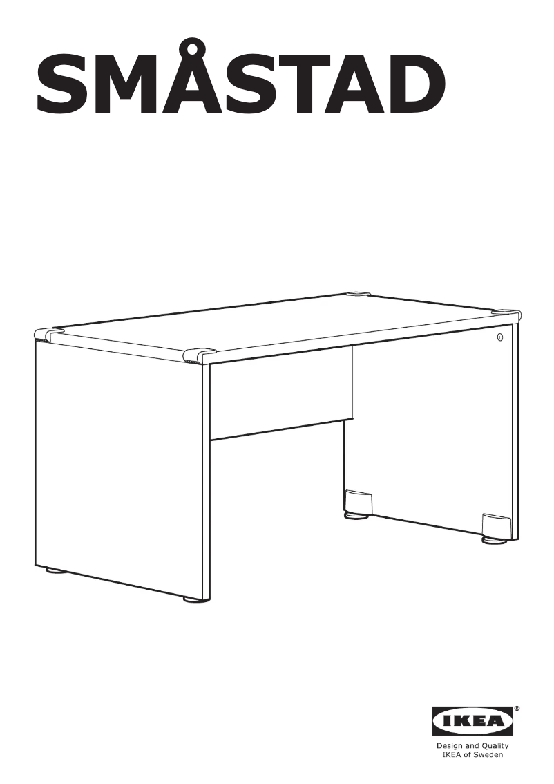 Image de la première page du manuel de l'appareil SMÅSTAD 404.335.44