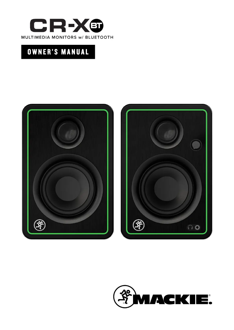 Page n°1 - Manuel utilisateur Mackie CR6S-X