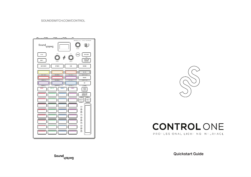 Page n°1 - Manuel utilisateur SoundSwitch Control One