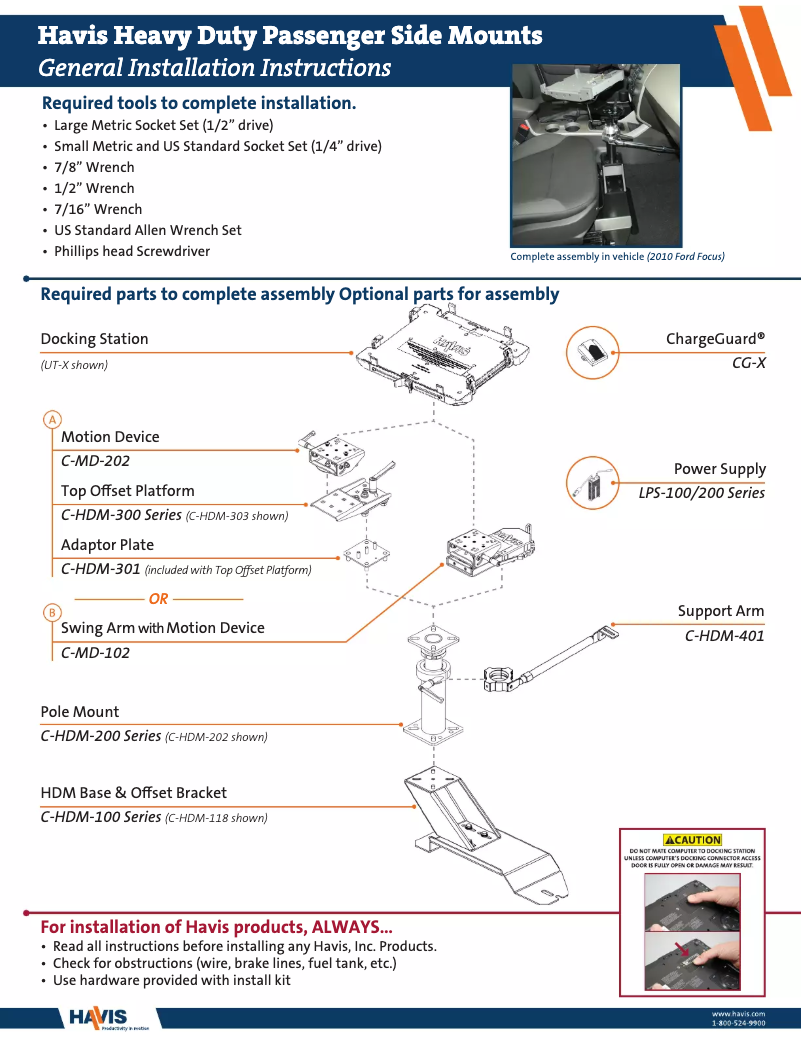 First page image of the manual for C-HDM-202
