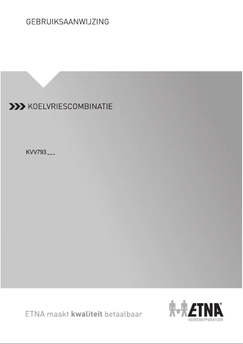 Image de la première page du manuel de l'appareil KVV793BEI