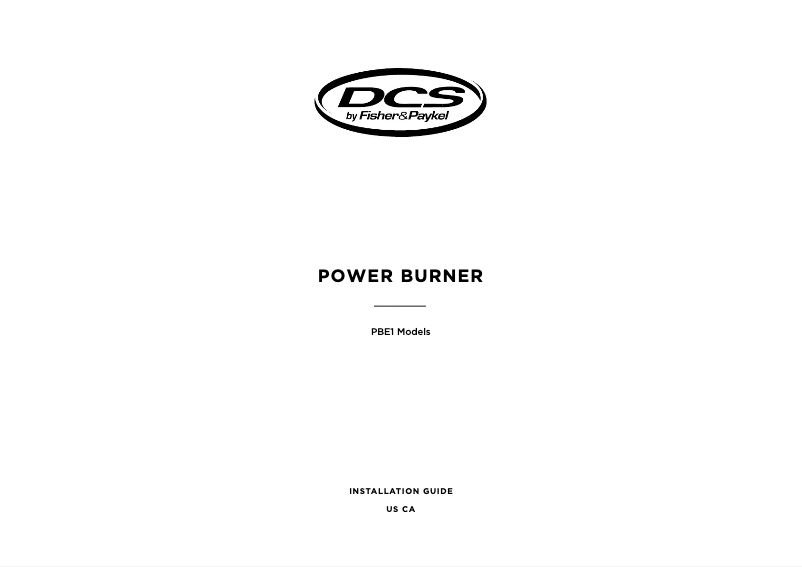 Page n°1 - Guide d'installation DCS PBE1-24