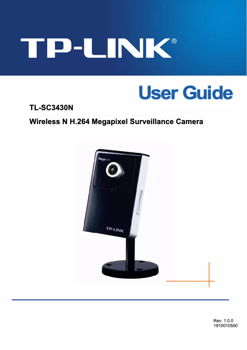 Page n°1 - Manuel utilisateur TP-Link TL-SC3430N