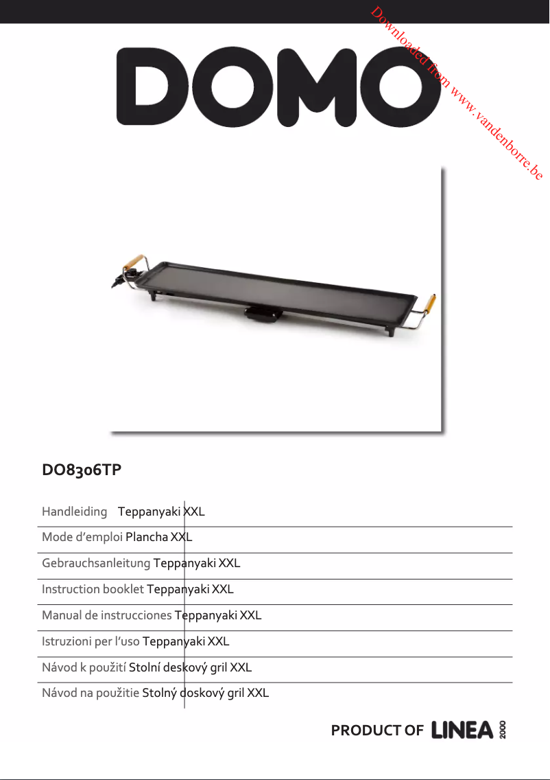 Image de la première page du manuel de l'appareil DO8306TP