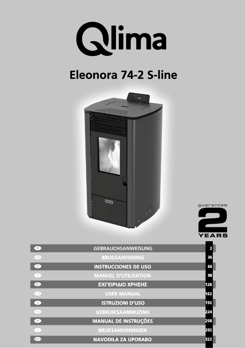 Image de la première page du manuel de l'appareil Eleonora 74-2 S-line