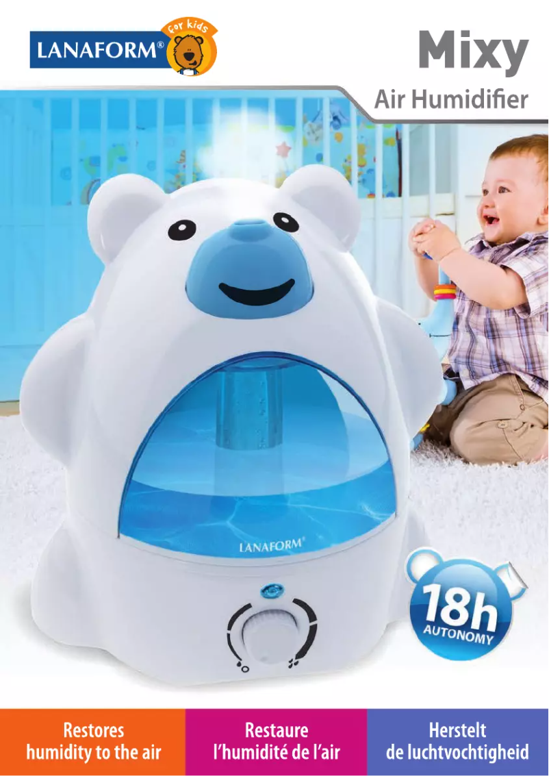 Page 1 de la notice Manuel utilisateur Lanaform Mixy LA120115