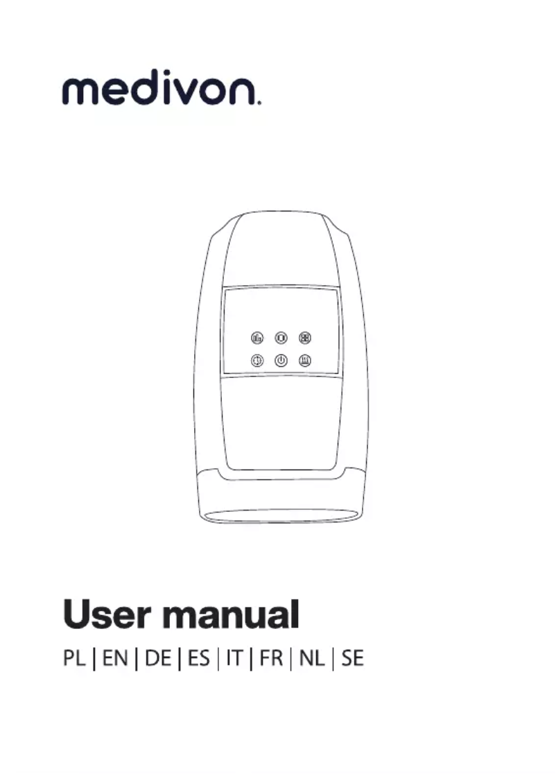 Page 1 de la notice Manuel utilisateur Medivon Pro