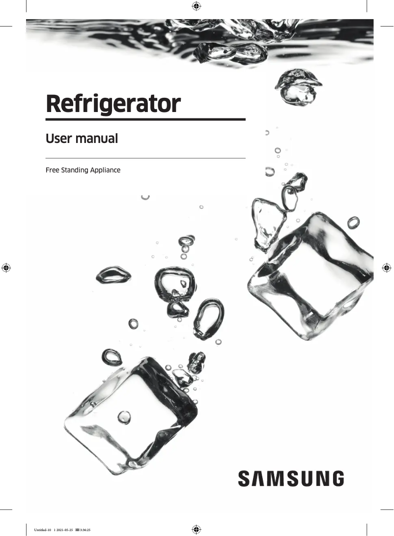 Image de la première page du manuel de l'appareil SR519LSTC
