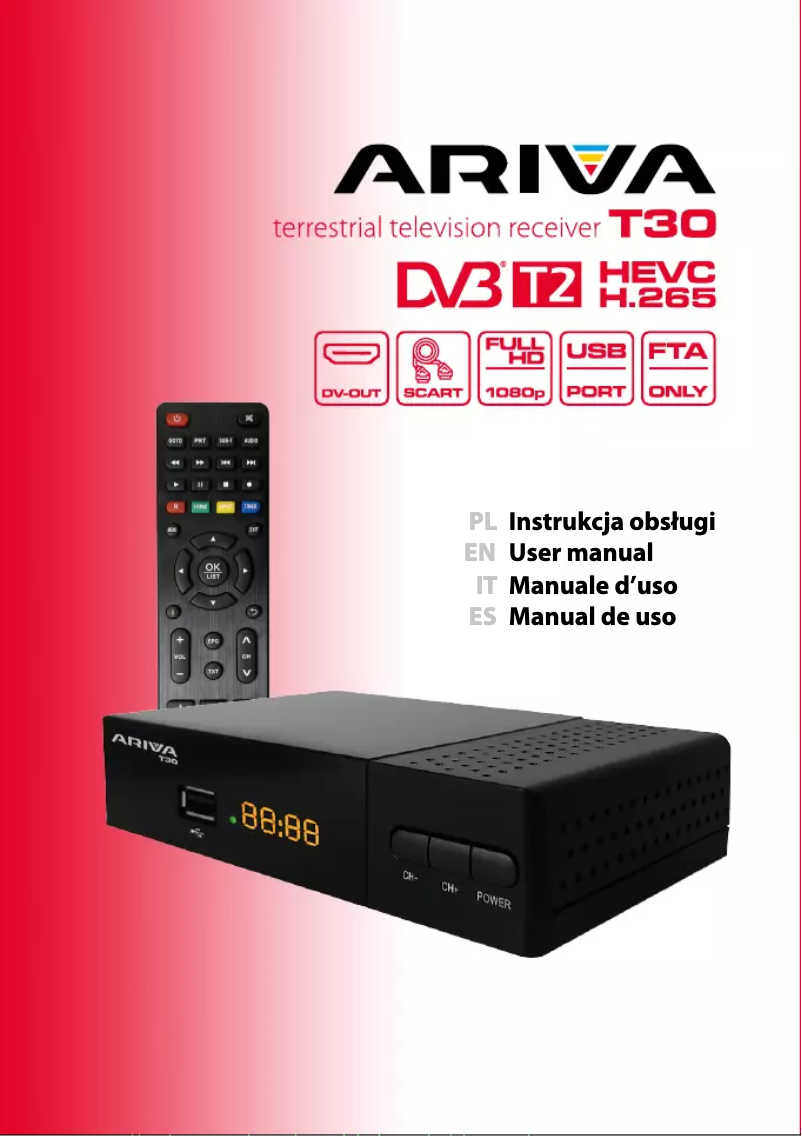 Page n°1 - Manuel utilisateur Ferguson Ariva T30