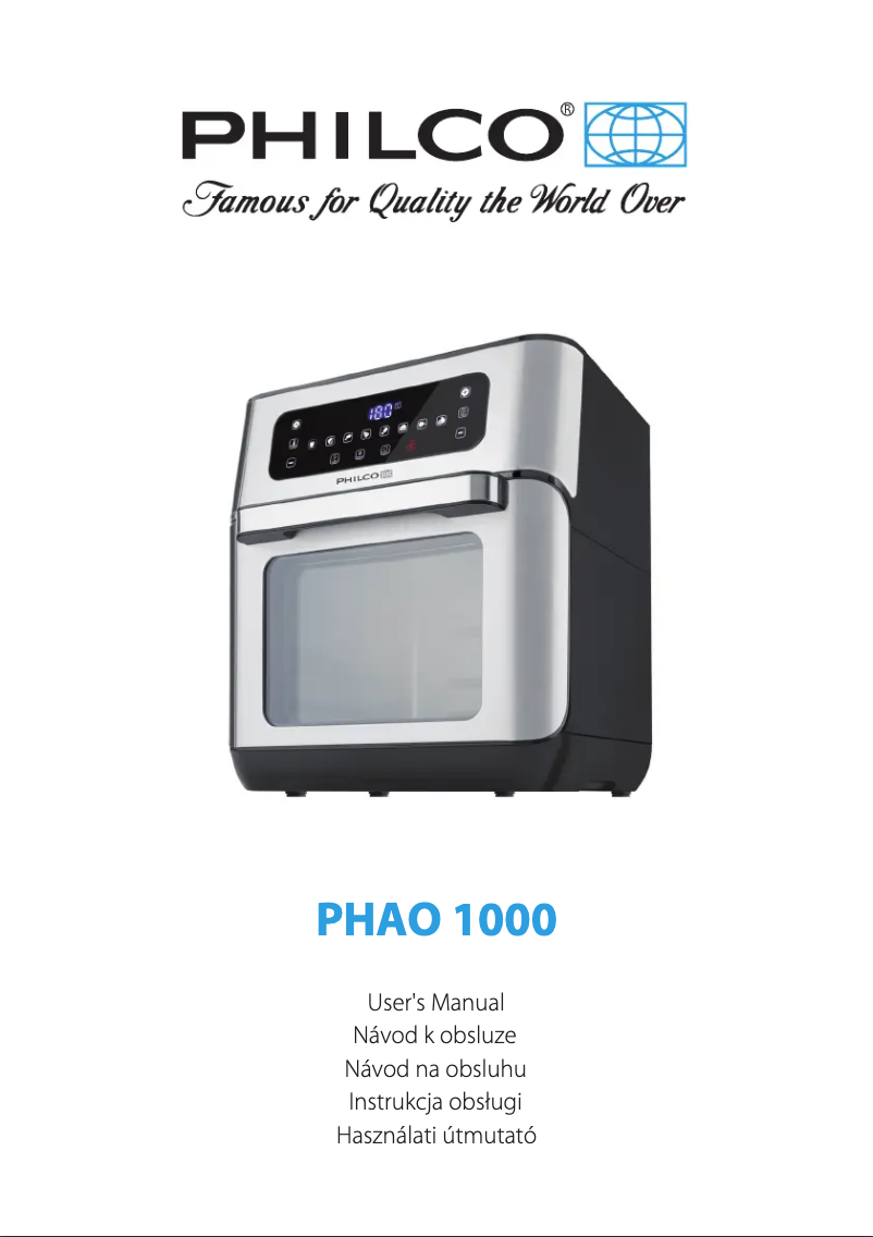 Page n°1 - Manuel utilisateur Philco PHAO 1000