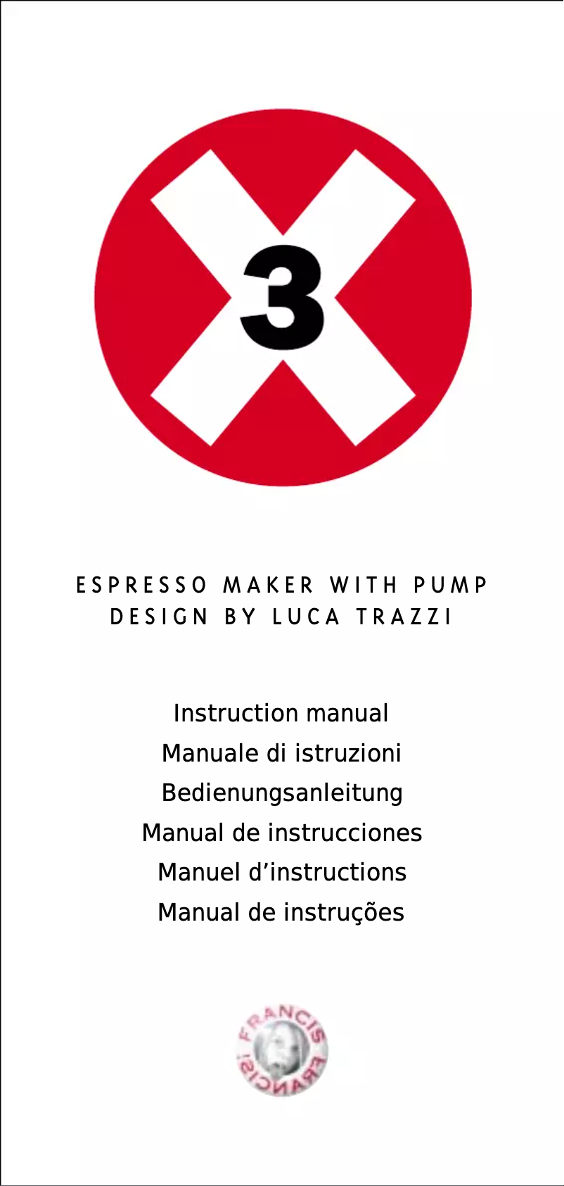 Image de la première page du manuel de l'appareil X3