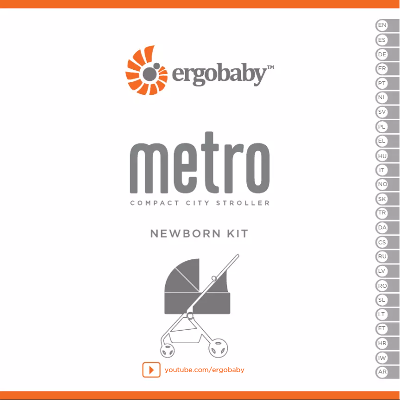 Página 1 del manual Manual de usuario Ergobaby Metro Newborn