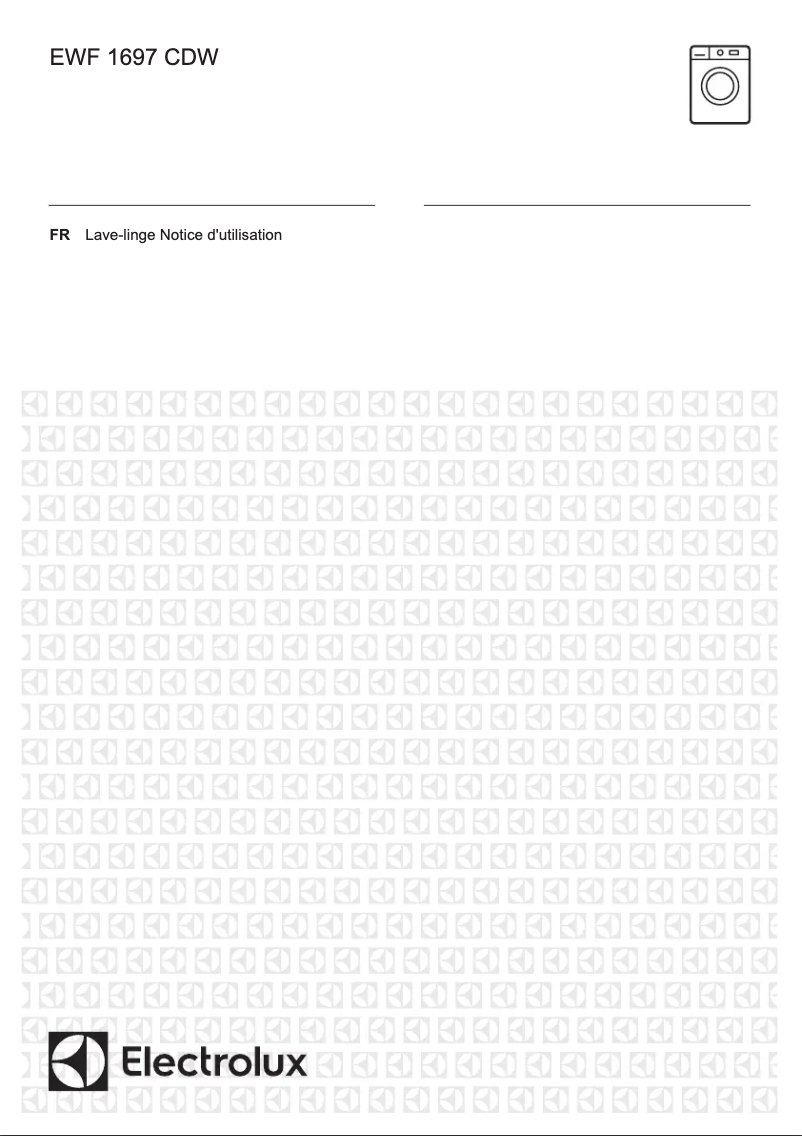 Page 1 de la notice Manuel utilisateur Electrolux EWF1697CDW