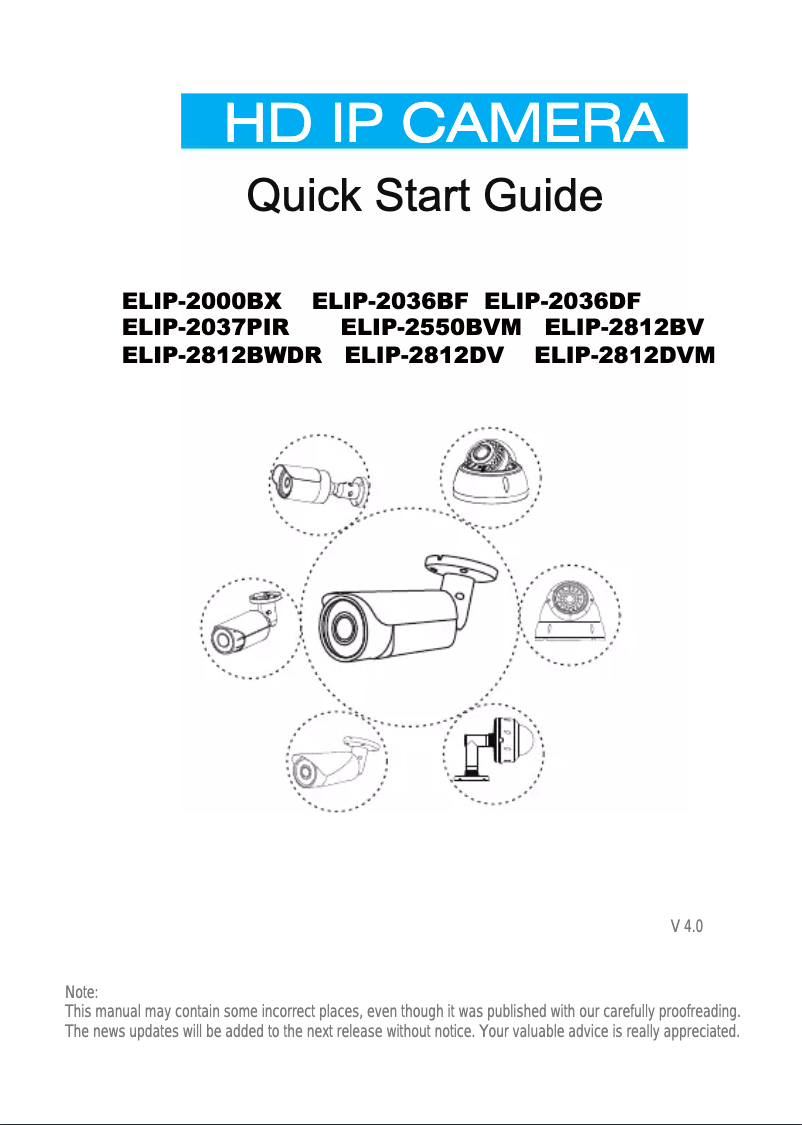 Page 1 de la notice Manuel utilisateur Monacor ELIP-2000BX