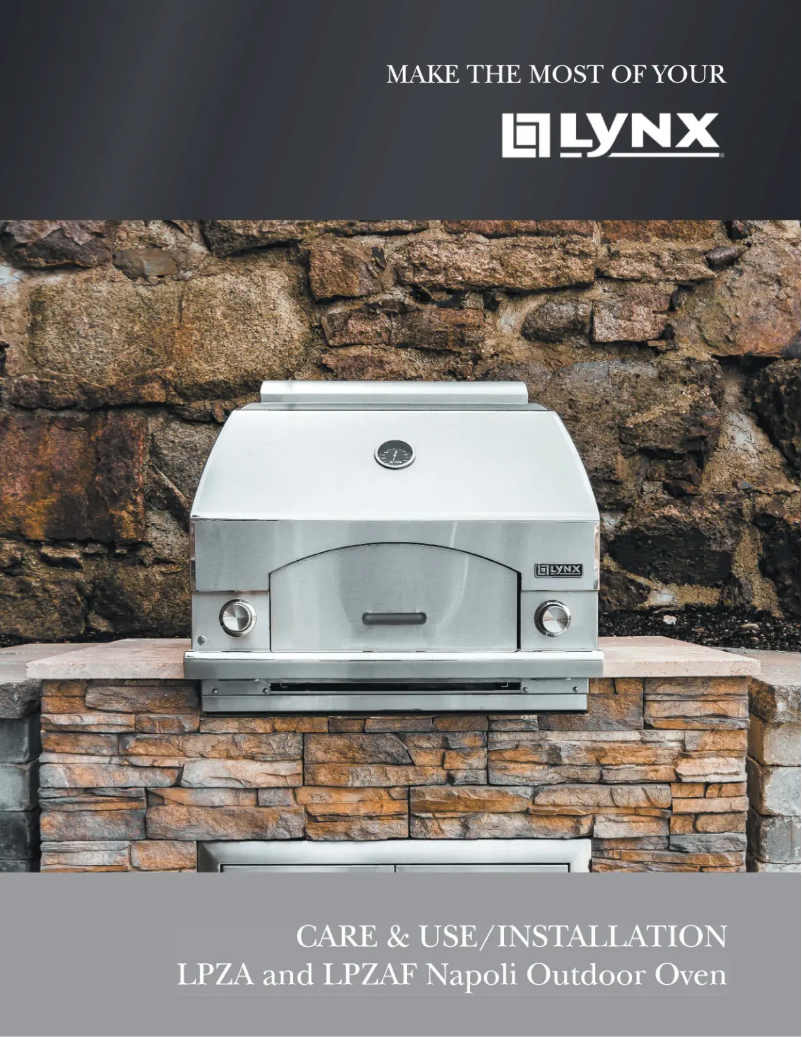 Image de la première page du manuel de l'appareil Napoli LPZA