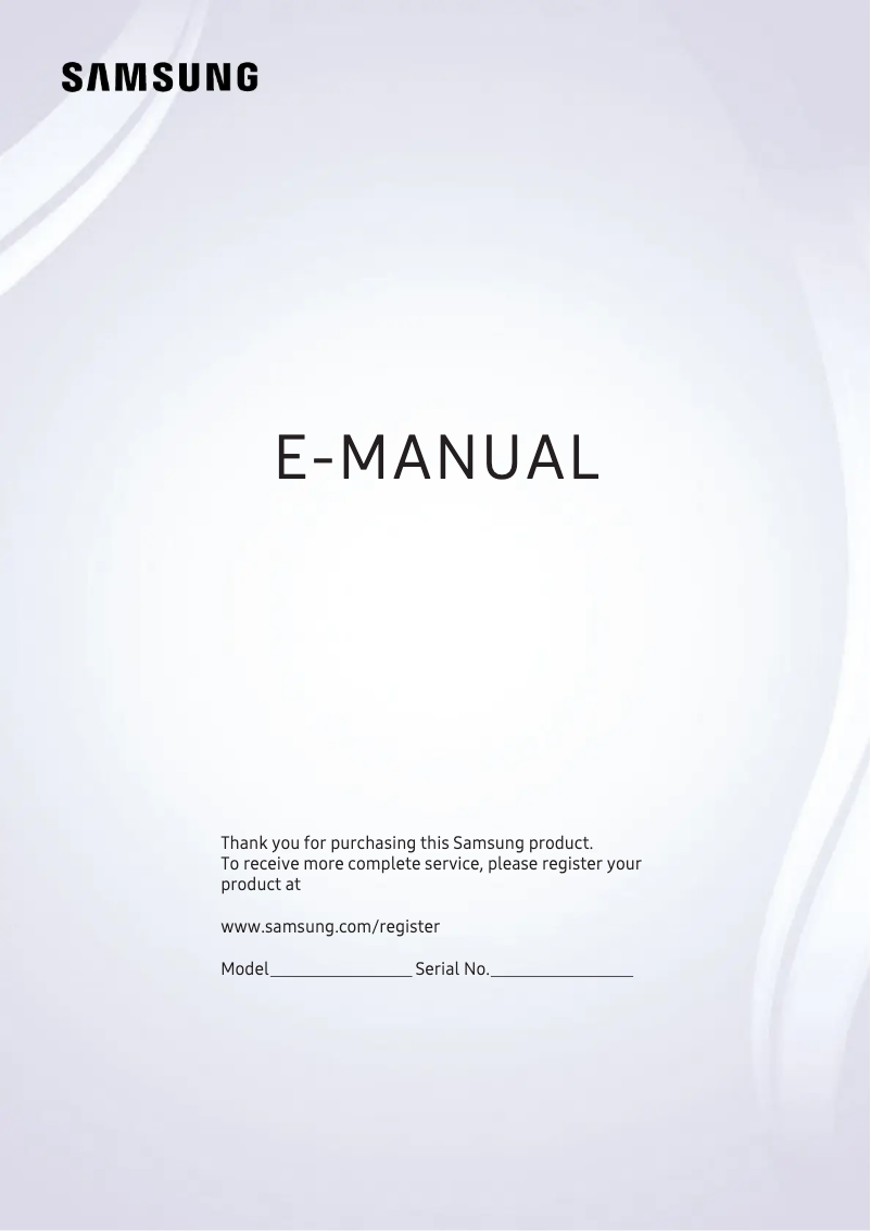 Page n°1 - Manuel utilisateur Samsung UA40KU6880J