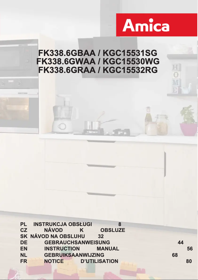 Image de la première page du manuel de l'appareil FK338.6GRAA