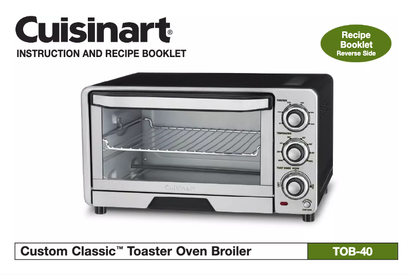 Page 1 de la notice Manuel utilisateur Cuisinart TOB40N