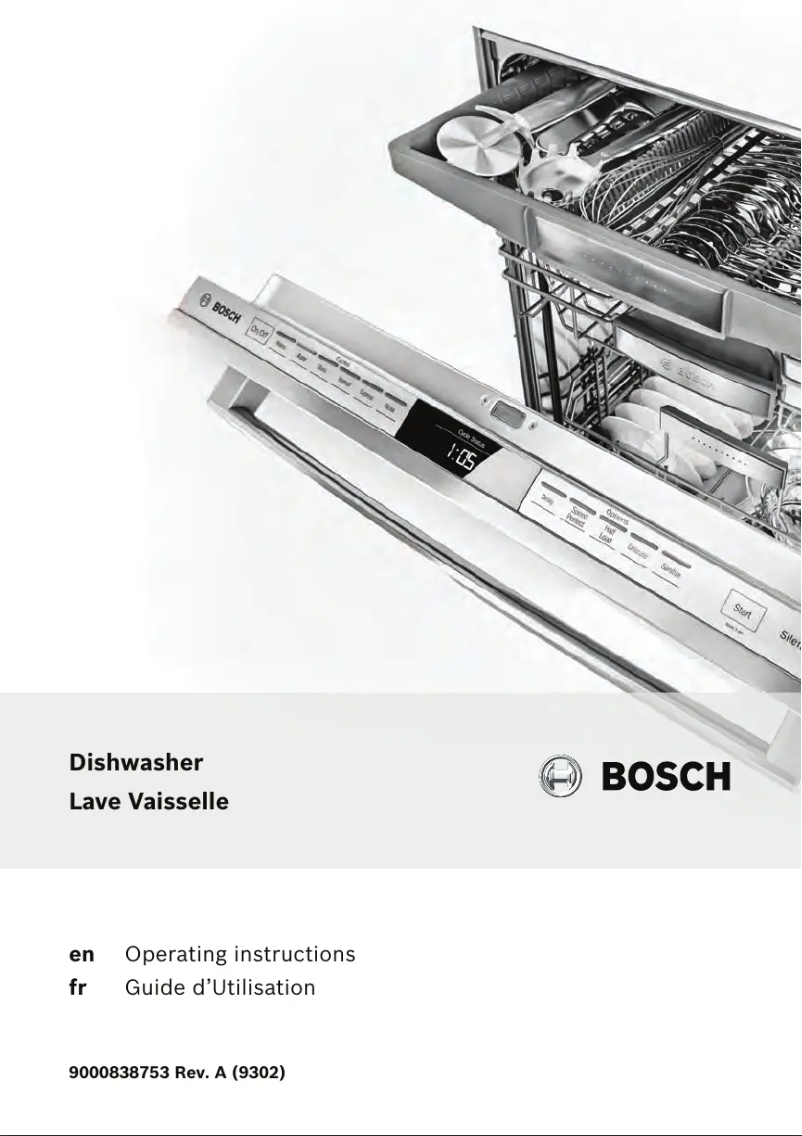 Page n°1 - Manuel utilisateur Bosch SHE7PT52UC