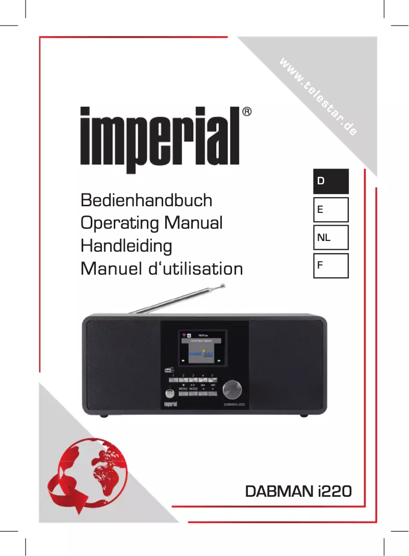 Imagen de la primera página del manual del dispositivo Dabman I220