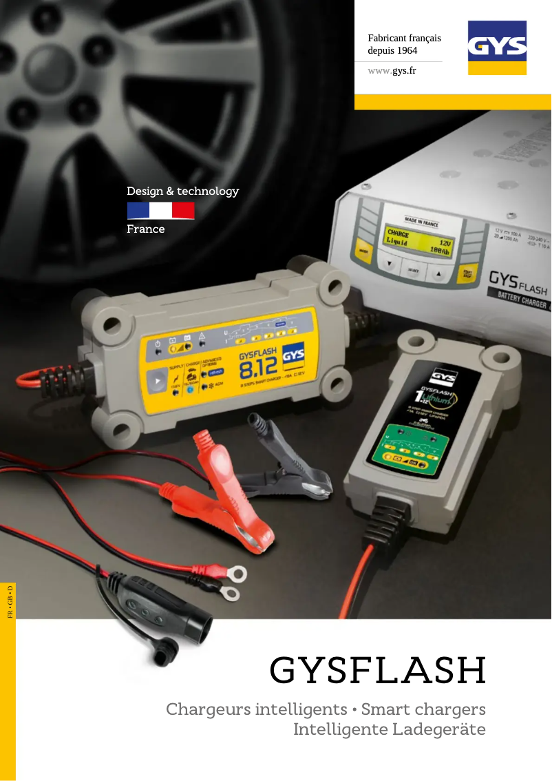 Image de la première page du manuel de l'appareil Gysflash 8.12