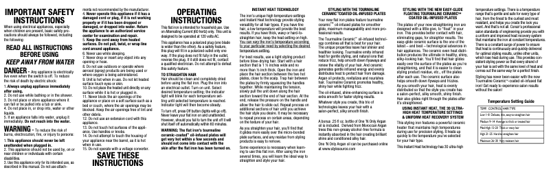 Page 1 de la notice Manuel utilisateur Conair CS710