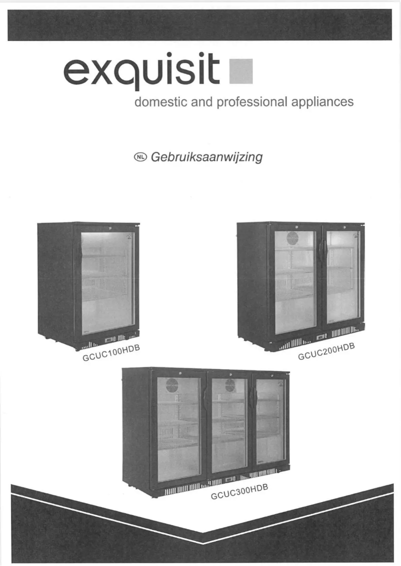 Page n°1 - Manuel utilisateur Exquisit GCUC300