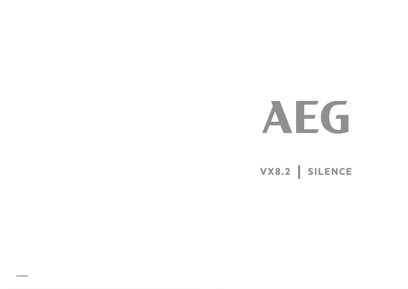 Página 1 del manual Manual de usuario AEG VX82-1-ALR