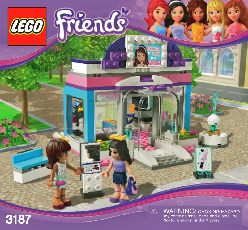 Page 1 de la notice Manuel utilisateur Lego Friends 3187