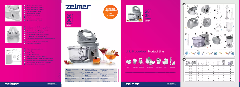 Page n°1 - Manuel utilisateur Zelmer 381