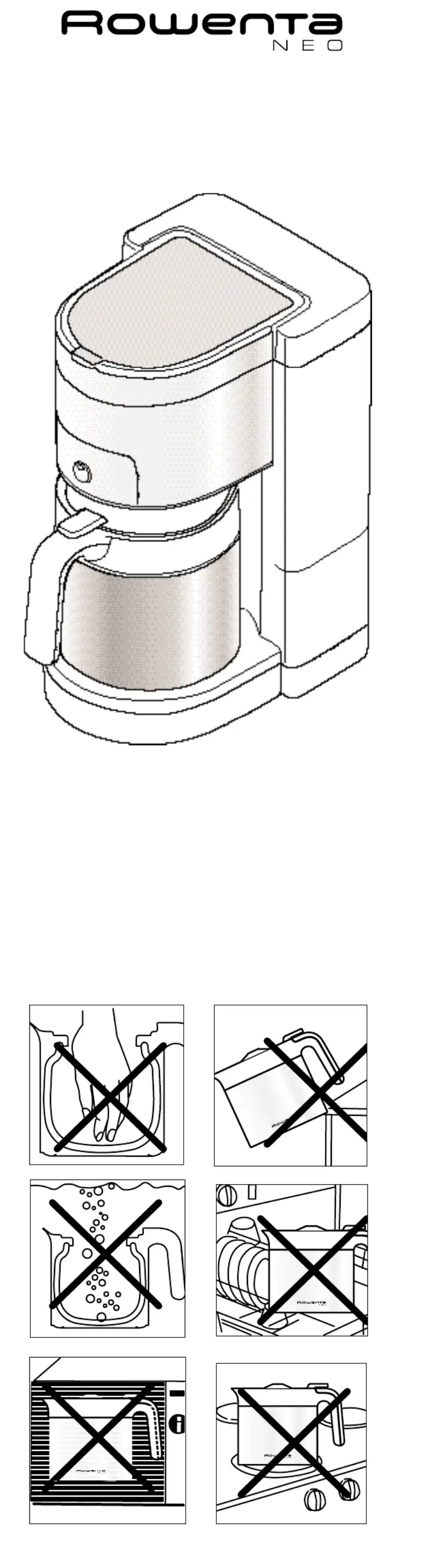 Image de la première page du manuel de l'appareil CG3508 Neo