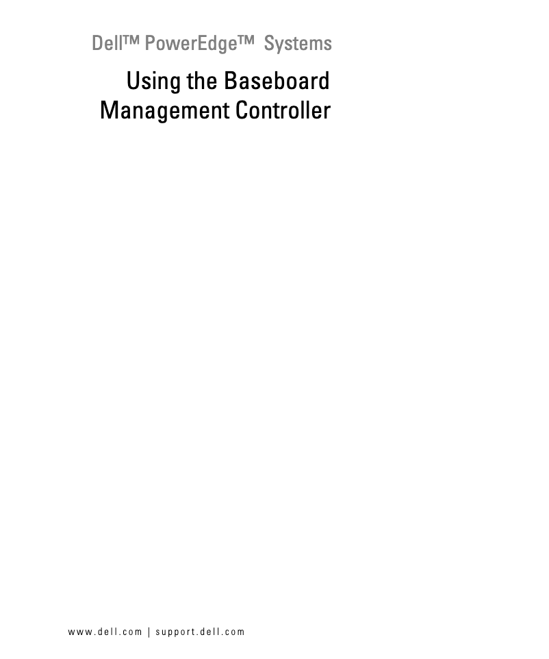 Image de la première page du manuel de l'appareil PowerEdge C1100