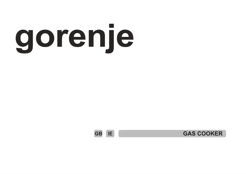 Page n°1 - Mode d'emploi Gorenje GI52108AW