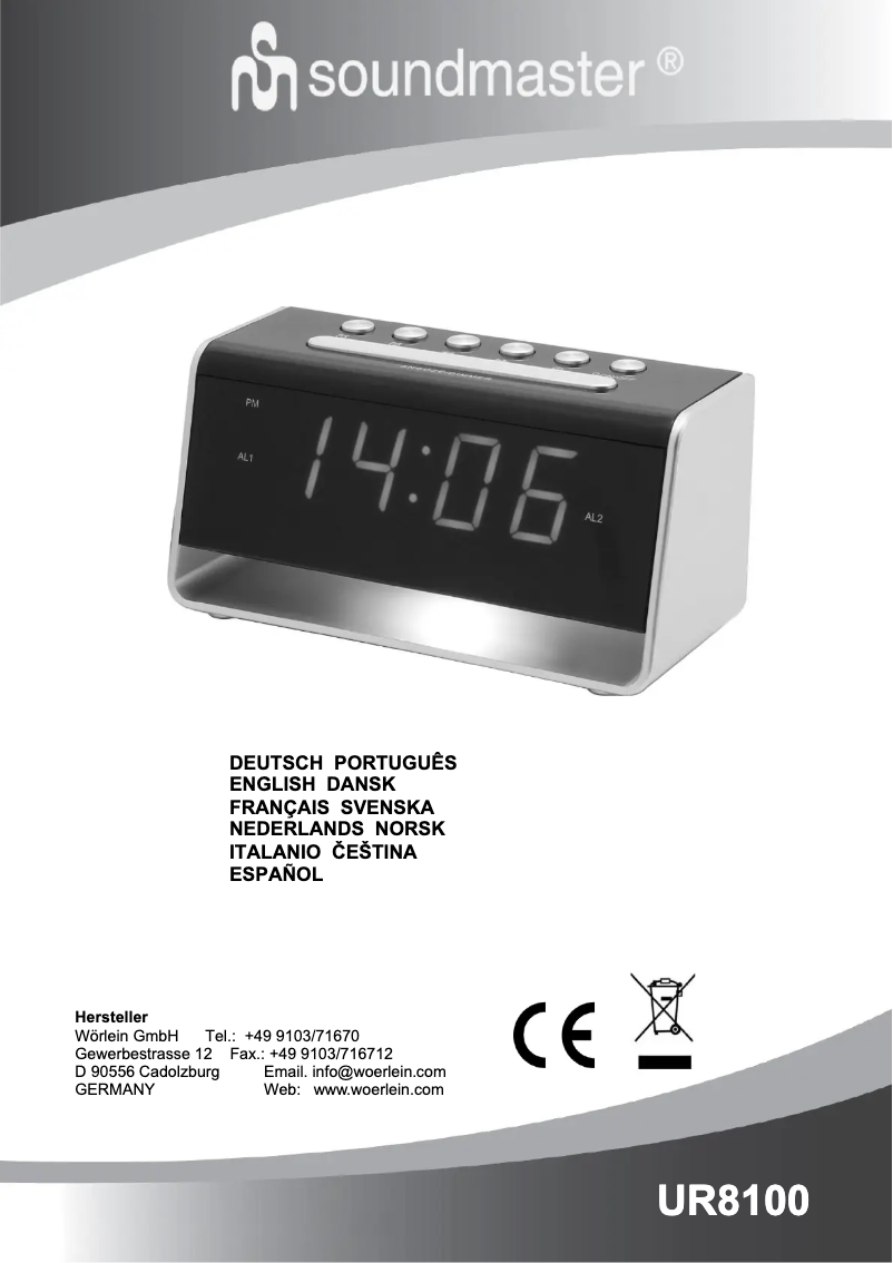 Image de la première page du manuel de l'appareil UR8100SI