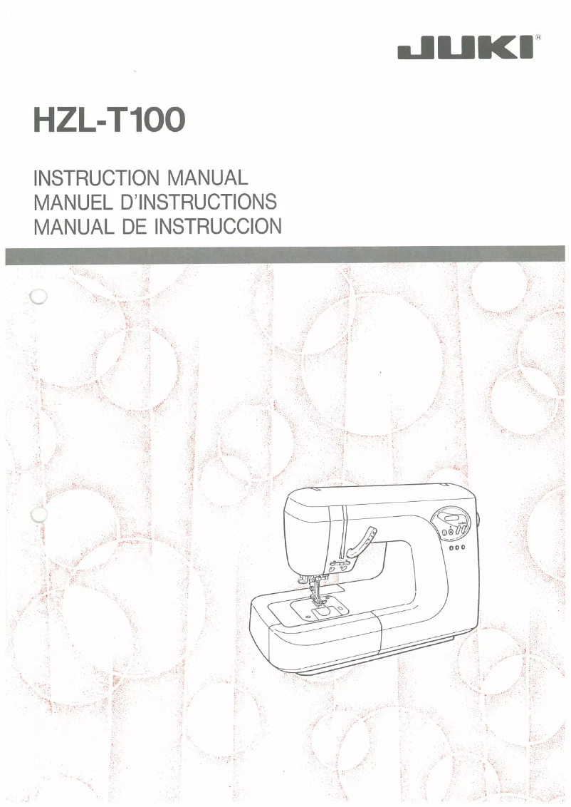 Image de la première page du manuel de l'appareil HZL-T100