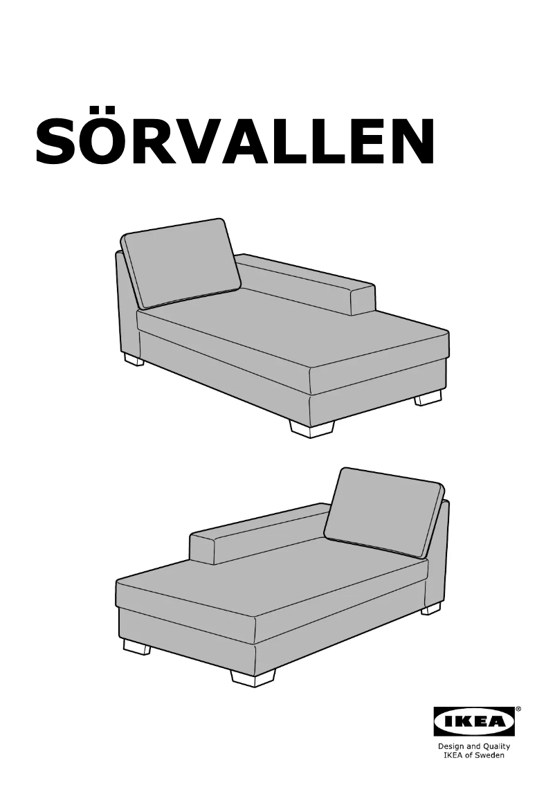 Image de la première page du manuel de l'appareil SÖRVALLEN 704.383.90