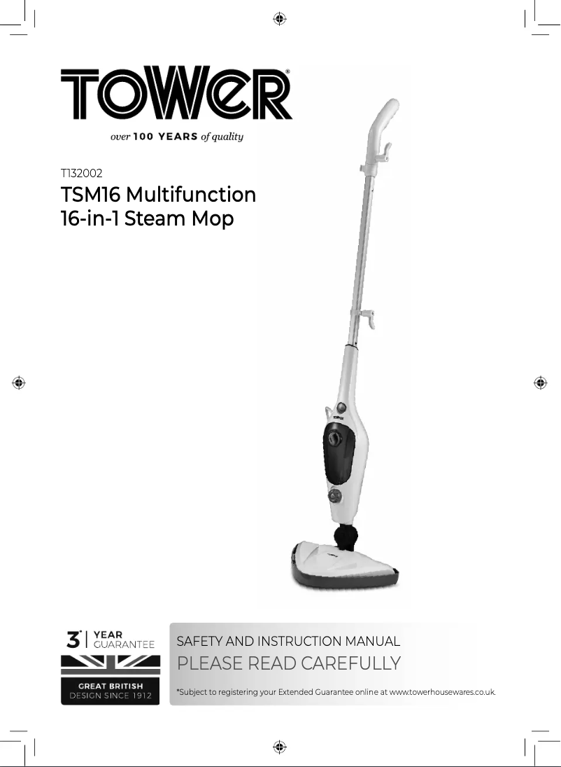 Page 1 de la notice Manuel utilisateur Tower TSM16