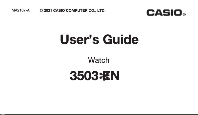 Page 1 de la notice Manuel utilisateur Casio Vintage A100WE-1AVT