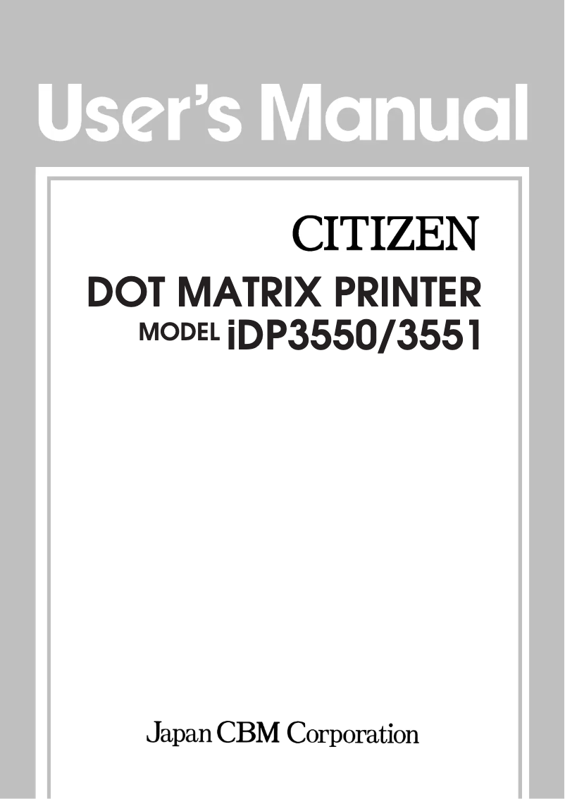 Imagen de la primera página del manual del dispositivo iDP3551