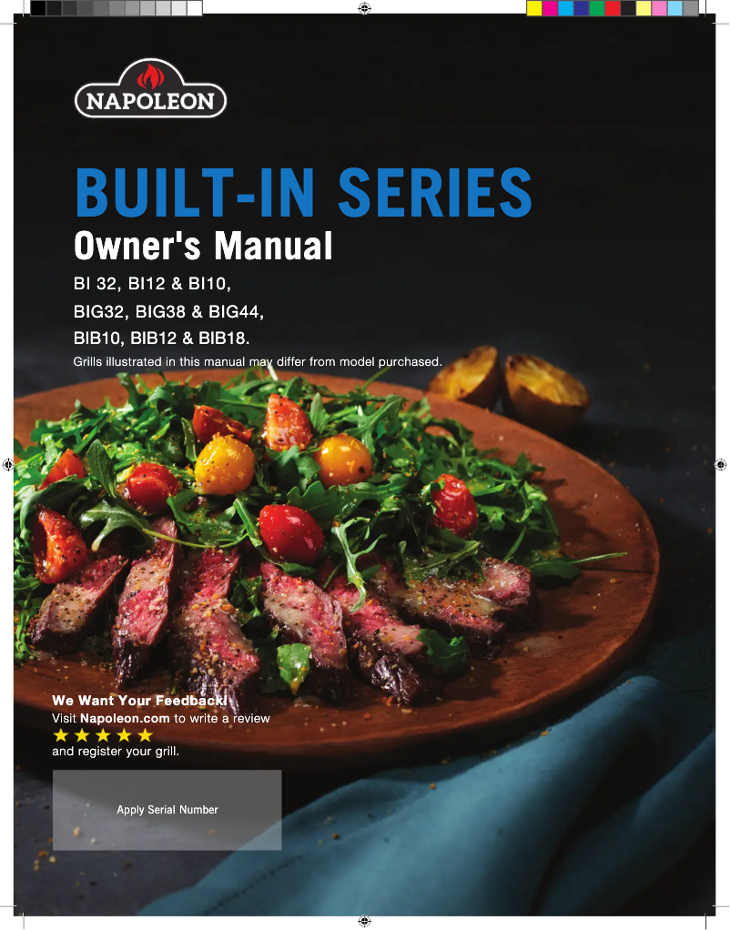 Page 1 de la notice Manuel utilisateur Napoleon BIG32RBNSS