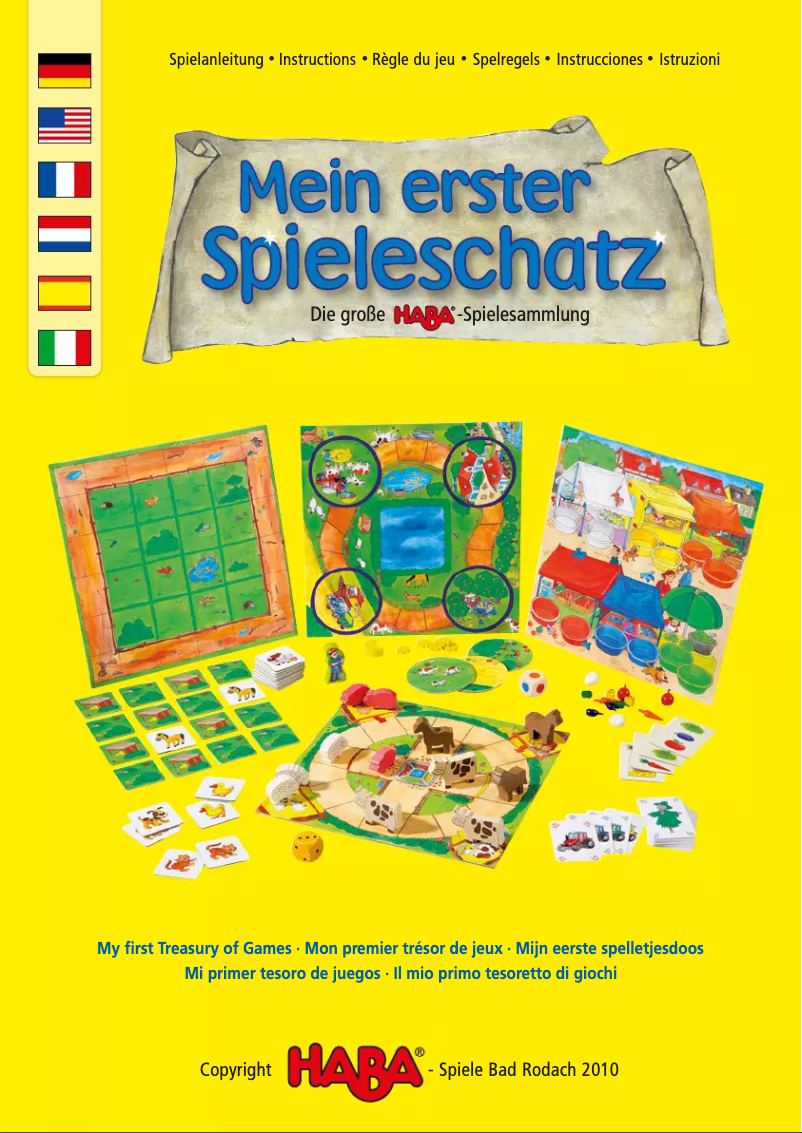 Image de la première page du manuel de l'appareil Mein erster Spieleschatz