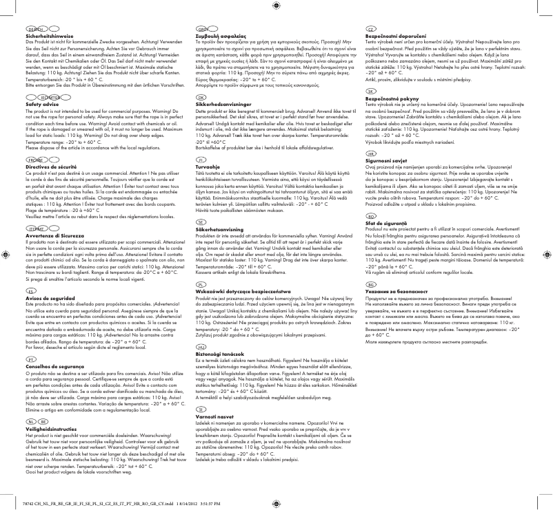 Page 1 de la notice Manuel utilisateur Powerfix IAN 94271