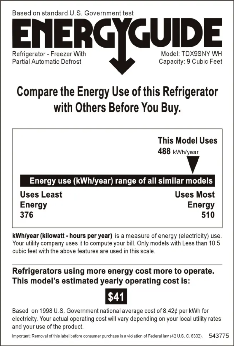 Image de la première page du manuel de l'appareil TDX9SNYWH