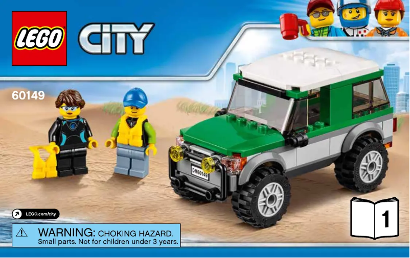 Page n°1 - Consignes visuelles Lego City 60149