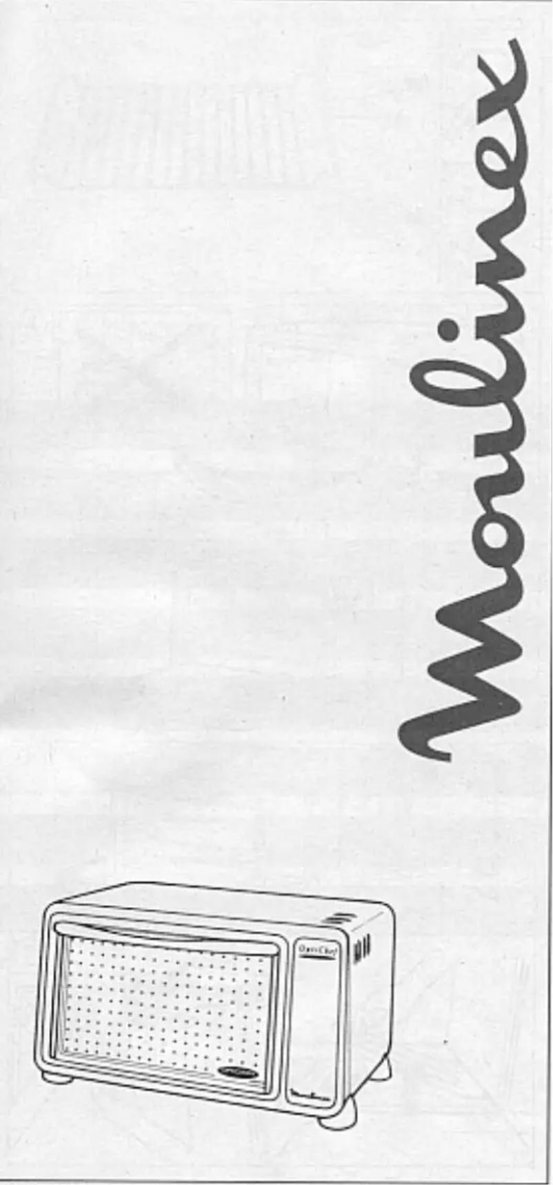 Page 1 de la notice Manuel utilisateur Moulinex Optichef Tempo A BH5