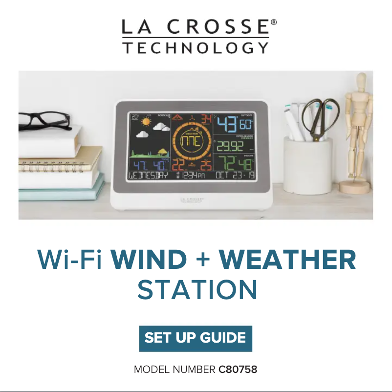 Image de la première page du manuel de l'appareil C80758