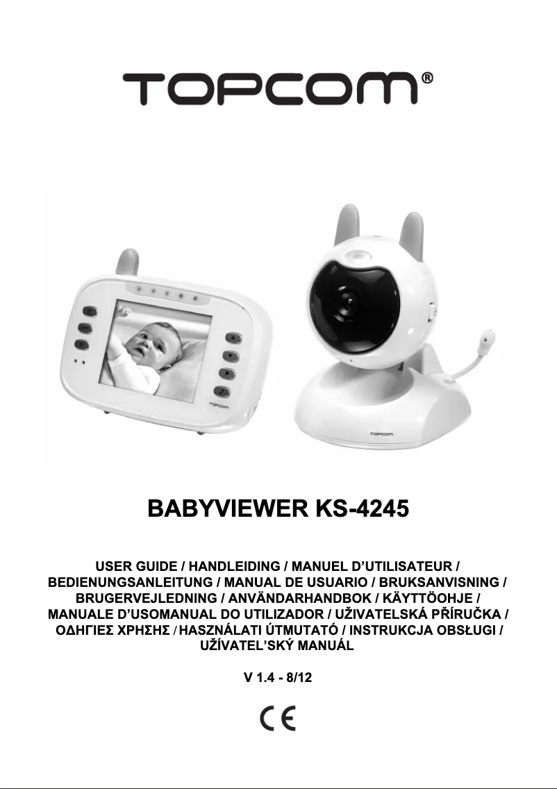Image de la première page du manuel de l'appareil Babyviewer KS-4245